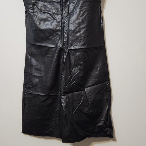 Leather like dress - Picture 4 of 6